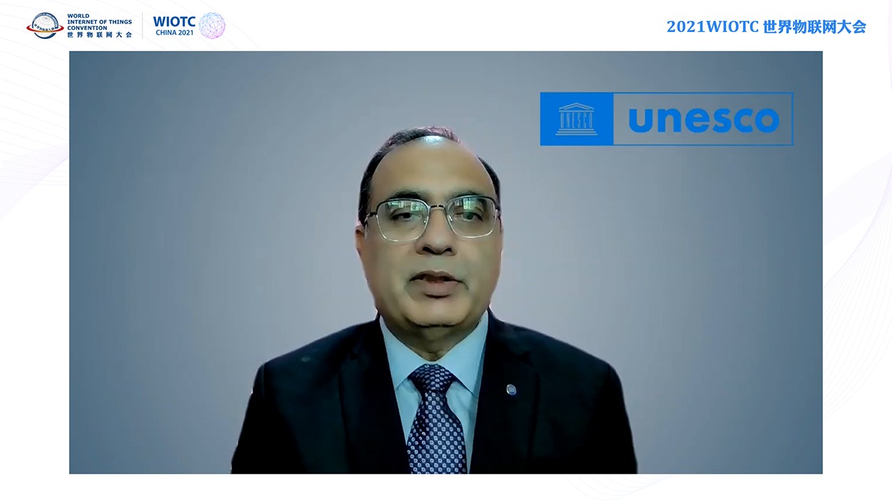联合国教科文组织驻华代表夏泽翰（Shahbaz Khan）-2021AGIN国际厅大会